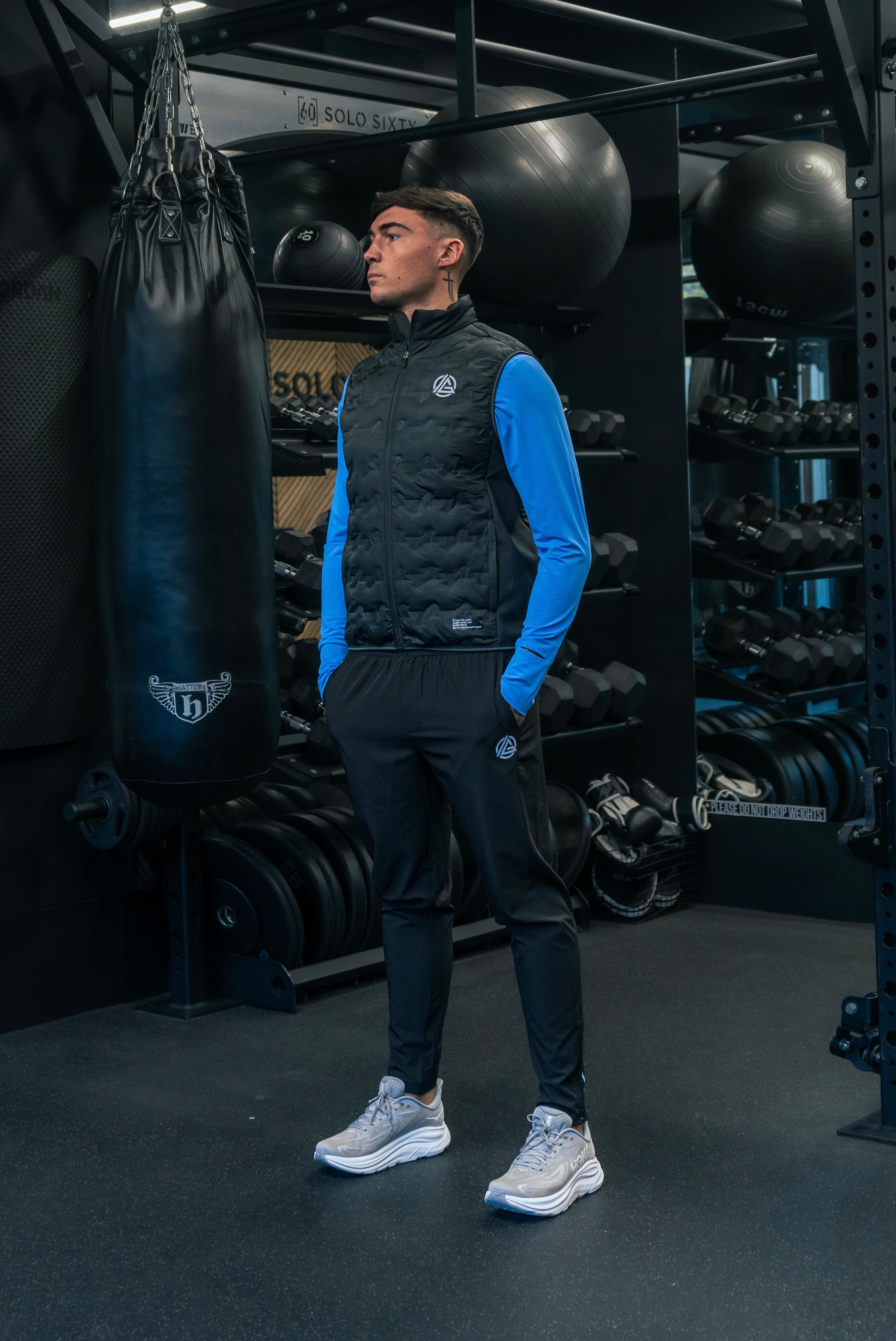 AeroPrime Gilet Set - Grey/Black – Gains Activ