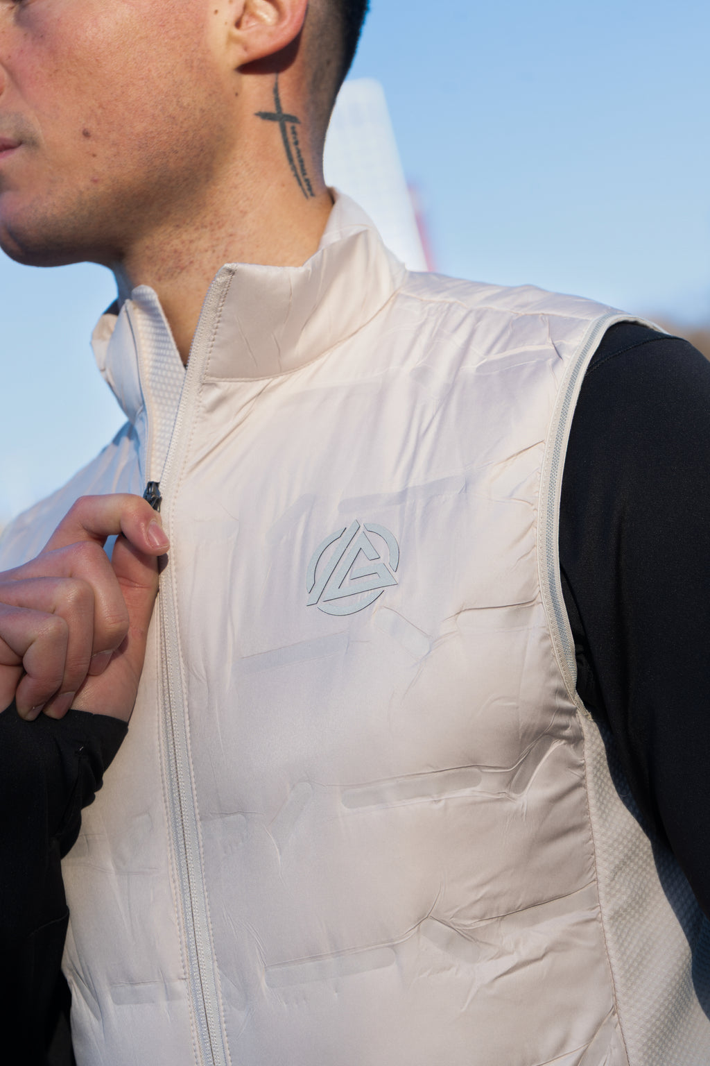 AeroPrime Gilet Set - Cream/Black